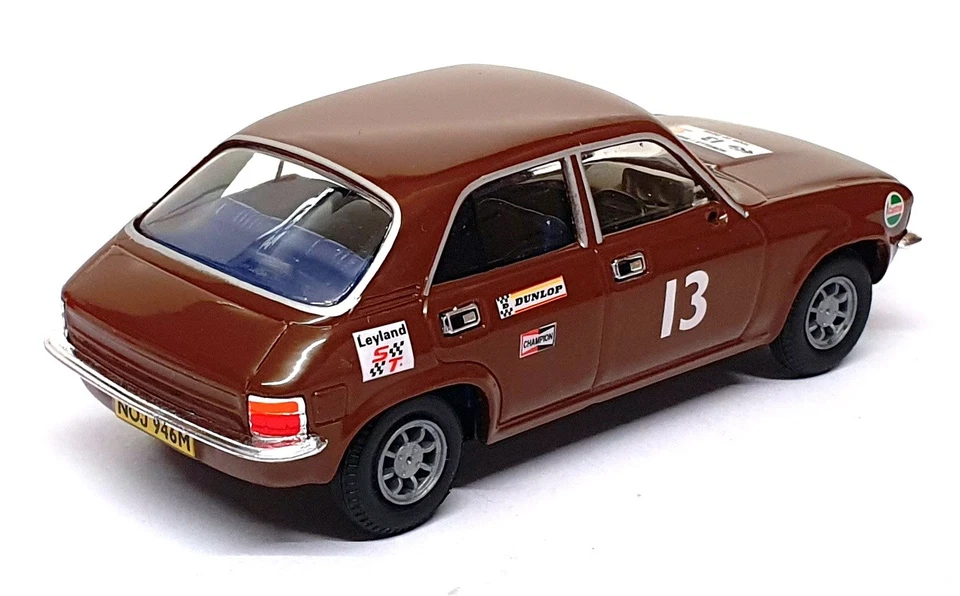 Vanguards 1/43 Scale VA45002 - Austin Allegro Works Rally #13 - Brown - Image 2 of 4