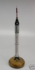 Mercury Redstone 3 Rocket Desktop Wood Model Regular New Free Shipping