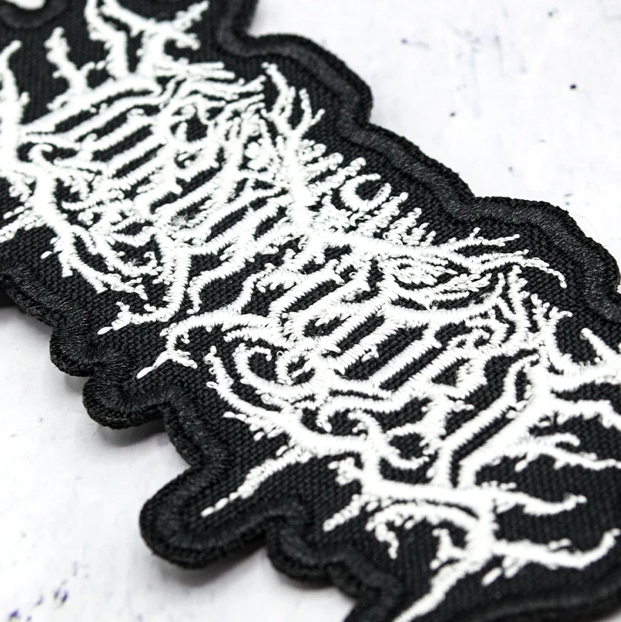 Lorna Shore Patch Embroidered Sew On Band Logo Deathcore Blackened Death Metal