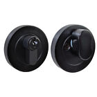 <!--F#f_0-->Door handles dead lock SINGLE cylinder with one side snib black<!--F/-->