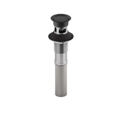 Kohler K-7124-A-BL Clicker Drain With Overflow Modern BLACK New in Box