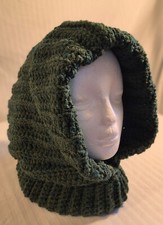 Green Turtleneck Hoodie