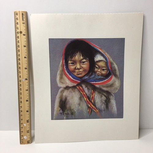 Dorothy Francis Print Eskimo Sisters Kuptana And Napook Of Baffin Island - Picture 6 of 7