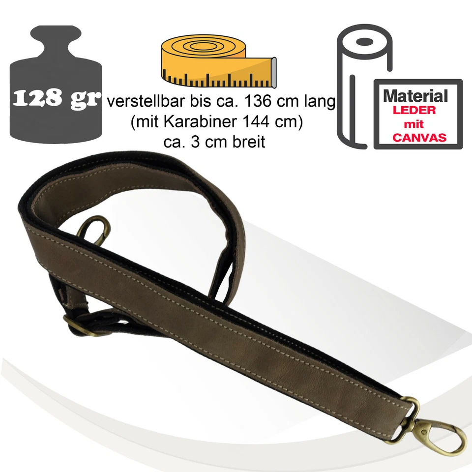 Taschengriffe Taschenhenkel Schultergurt Taschenhenkel Griffe Ersatz-Riemen  - Bild 2 von 4