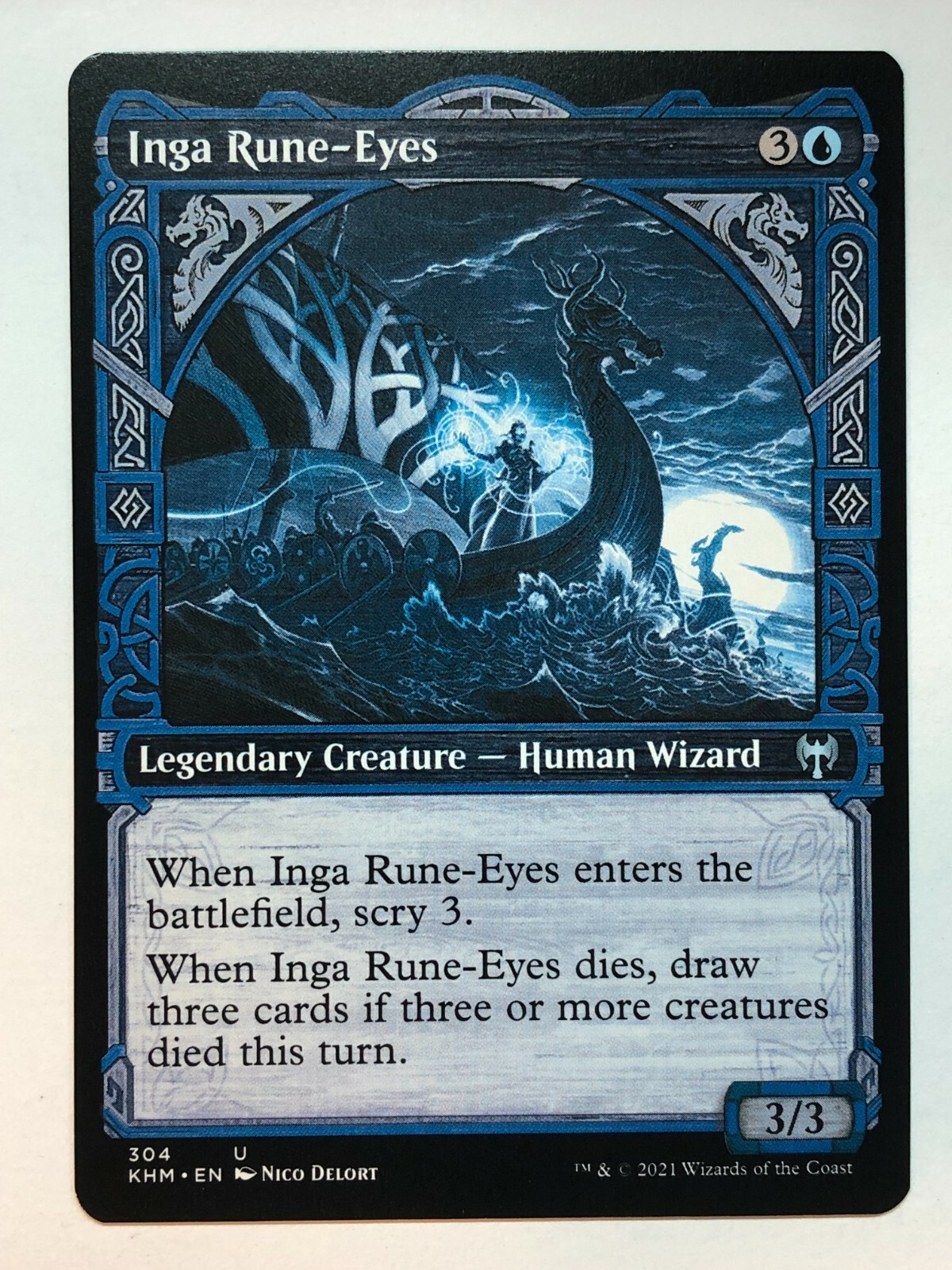 MTG Kaldheim Inga Rune-Eyes (Showcase) 304 NM/M | eBay