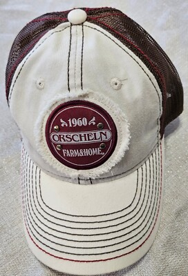 #ad Orscheln Farm amp; Home Trucker Hat Ball Cap Adjustable Strapback By Outdoor Cap $7.56
