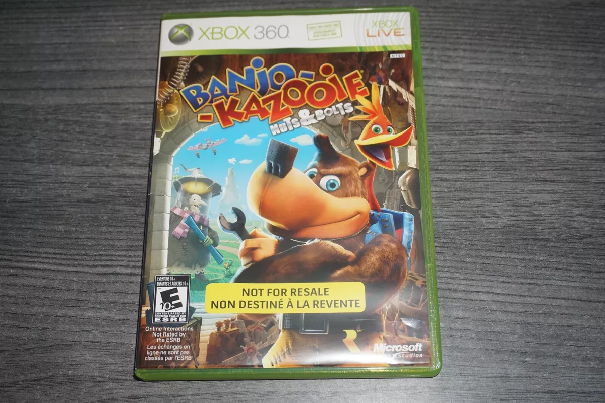 Banjo Kazooie Nuts & Bolts Xbox 360 Usado Retro Capa Reimpre