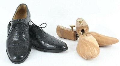 Wilkes Bashford Sz 10N Black Wingtip Leather Oxford Shoes Wilkes Bashford Sz 10N Black Wingtip Leather Oxford Shoes | eBay main image 2