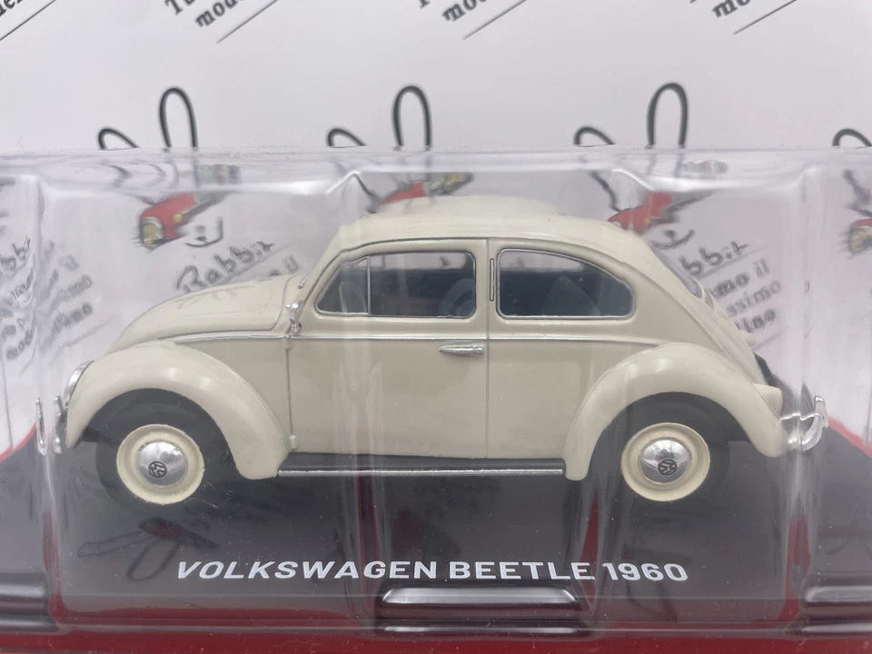 DIE CAST 1/24 " VOLKSWAGEN BEETLE 1960 " AUTOMOBILE DE NEUITAT - Immagine 2 di 2