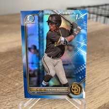 2022 Bowman Chrome Prospects #BCP178 Yendry Rojas Blue Refractor /150