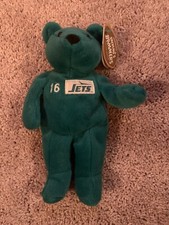 Salvinos Bammers 1999 Beanie Bear New York Jets Vinny Testaverde 16 New W/Tags