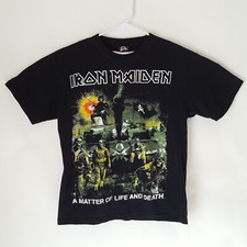 Vintage Iron Maiden - A Matter Of Life and Death - Men's Size Medium - FREE SHIP
