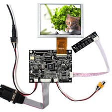 VGA AV Controller Board 5" ZJ050NA-08C Replcace AT050TN22 V1 640x480 LCD Screen