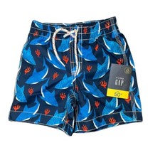 NWT Baby Gap Boys Swim 50 UV SPF 18M 24M Bathing Suit Trunks Board Shorts Beach