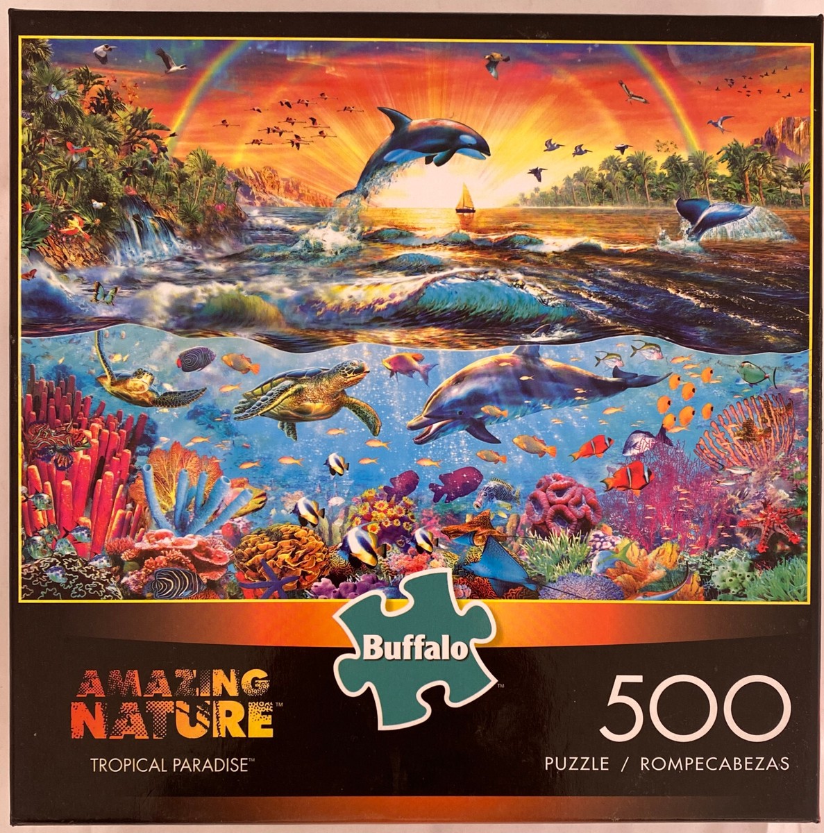 Buffalo Games Amazing Nature Tropical Paradise 500 Piece Jigsaw
