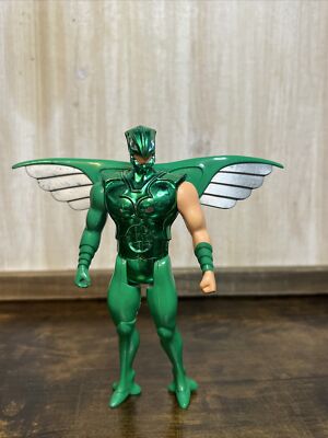 Vintage 1986 Kenner Telepix Silverhawks Green Flashback Action Figure