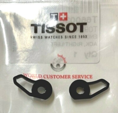 Original Tissot T-Race Black PVD 2 END-PIECE For Watch Band Case T092417A ONLY