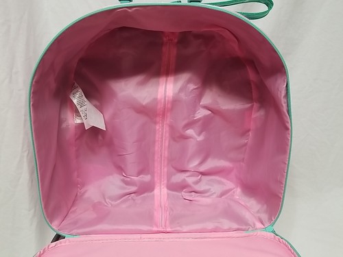 Disney Store Rolling Suitcase Minnie Mouse Pink Pleather Adjustable Handle - Picture 14 of 21