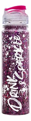 Goodtimes Drink & Sparkle Glitzerflasche 500ml Pink mit Trinkdeckel