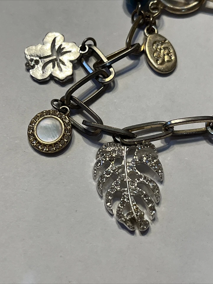 Tommy Bahama Tropical Oasis Charm Bracelet 7” - Image 3 of 4