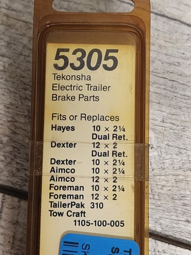 Tekonsha 5305 Trailer Brake Return Springs - Picture 4 of 5