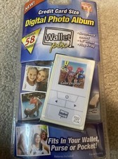 Digital Photo Album Wallet Pix As Seen On TV Displays 58 Photos NEW SEALED