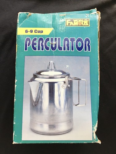 6-9 Cup Aluminum Camping Coffee 