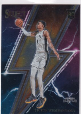 Panini 2023-24 Select NBA Basketball No. 5 Victor Wembanyama Rookie Thunder Lane