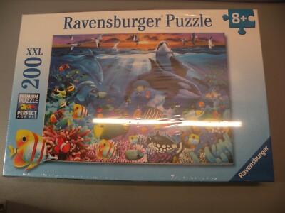 Ravenburger Puzzle 200 XXL Pieces Oceanic Life Perfect Coral Reef Ocean Sealed