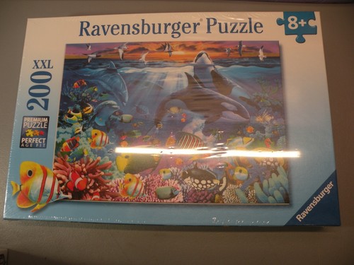 Ravenburger Puzzle 200 XXL Pieces Oceanic Life Perfect Coral Reef Ocean Sealed - Zdjęcie 1 z 2