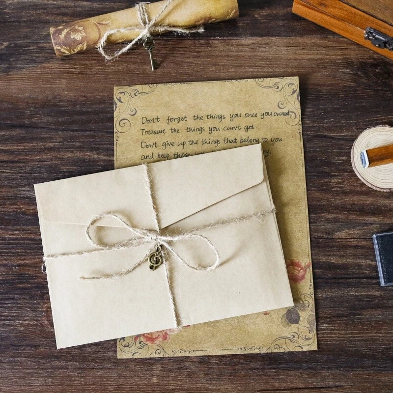 Romantic Letter Writing Paper, Writing Vintage Letter Paper