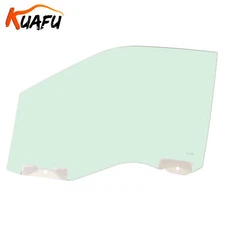 Left Side Front Door Window Light Green Glass For Ford F250 F350-F550 2017-2022