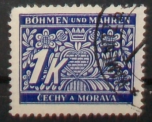 N°2190B STAMP DEUTSCHES REICH BOHMEN UND MAHREN CANCELED Aus