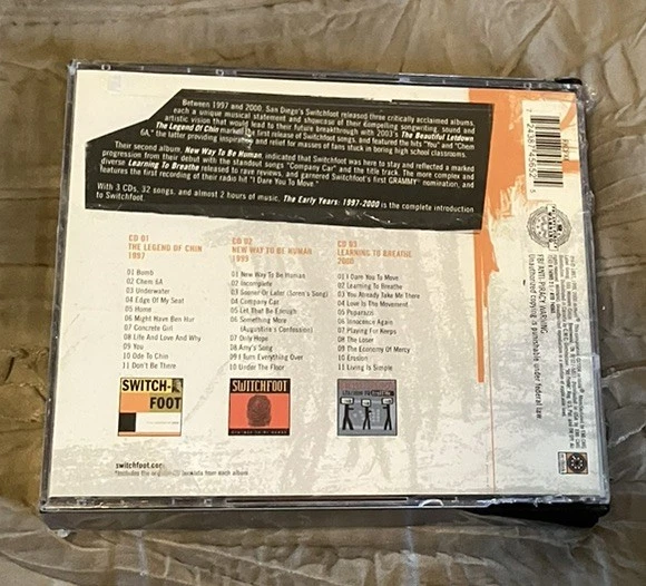 SWITCHFOOT The Early Years: 1997-2000 3 CD Set NEW The Legend Of Chin + Foto 2 de 3
