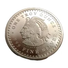 Aztec Calendar - Cuauhtemoc, Golden State Mint,  1oz .999 Fine Silver, BU