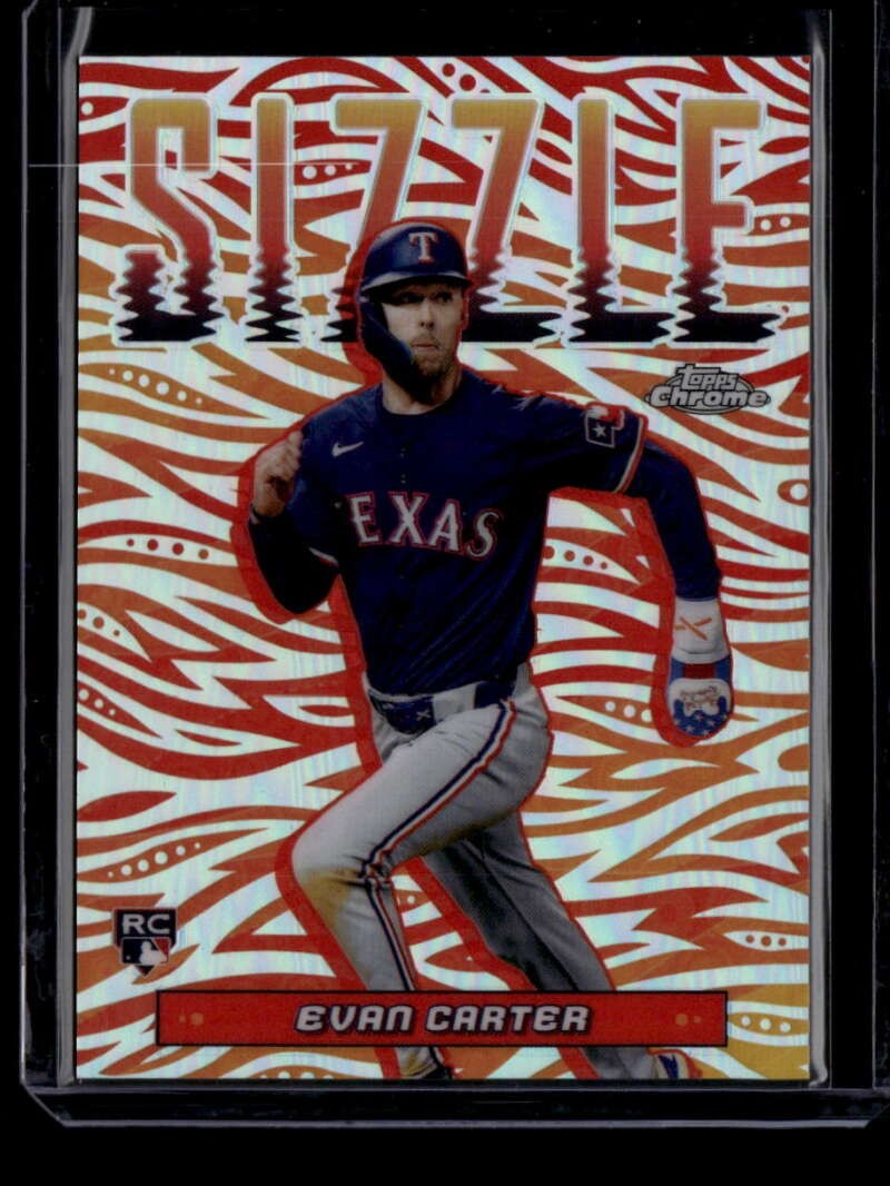 2024 Topps Chrome Update Sizzle siz6 Evan Carter Rookie
