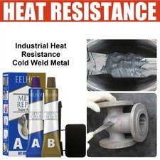 Magic Liquid Metal Welding Filler High Temperature Resistant 2 Tubes 50g+50g NEW