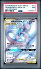2019 POKEMON SUN & MOON UNIFIED MINDS #222 FULL ART/MEWTWO & MEW GX PSA 9