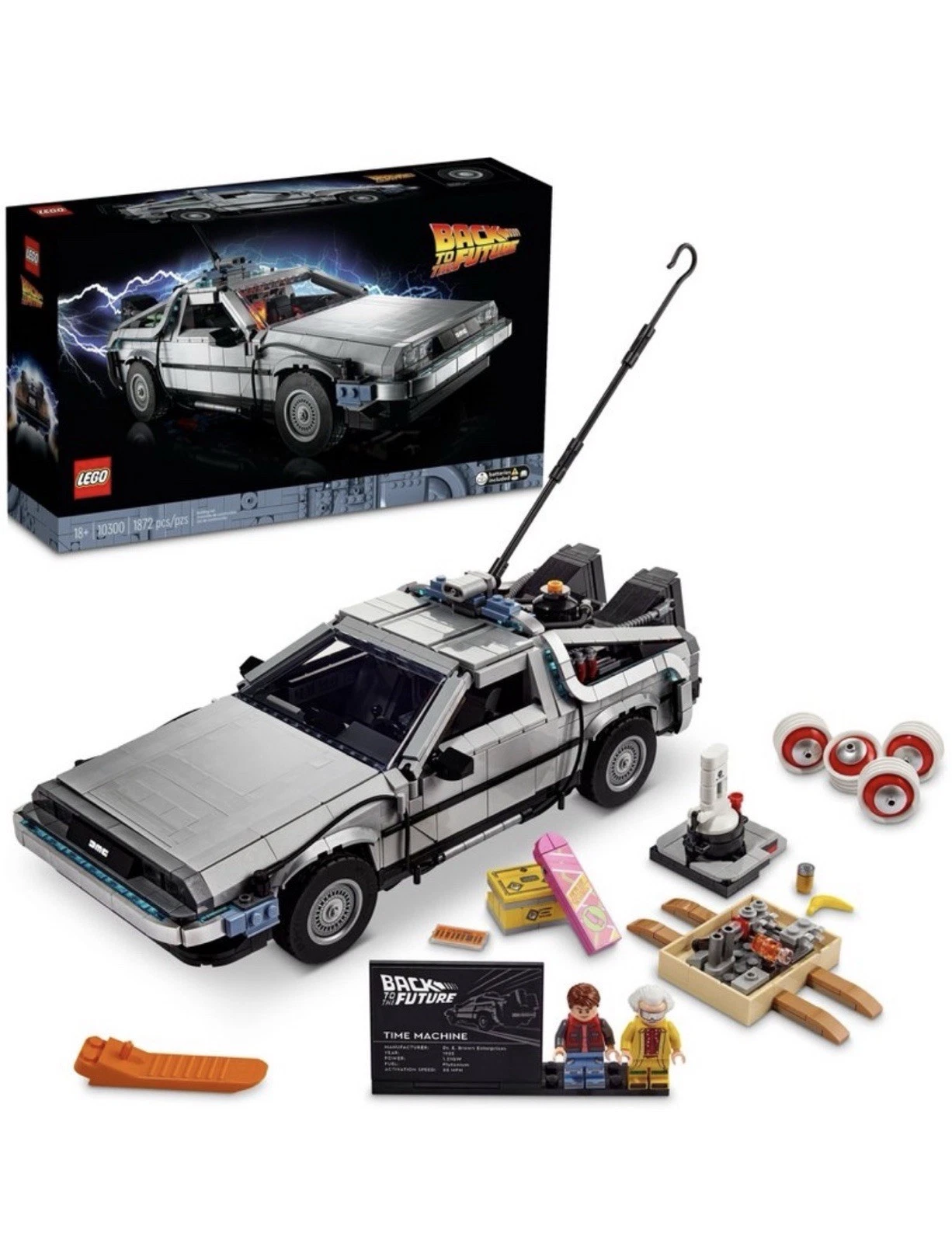 LEGO Icons: Back to the Future Time Machine (10300)
