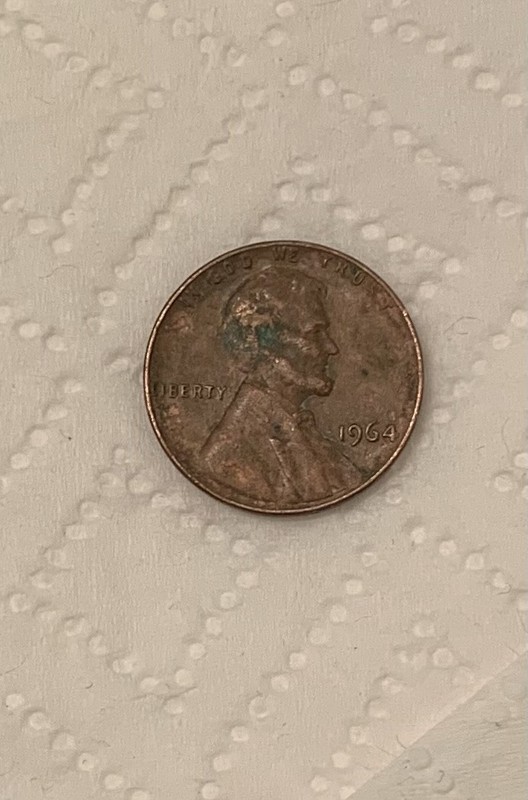1964 Lincoln Memorial Penny – Circulated – Below Fine – US Coin