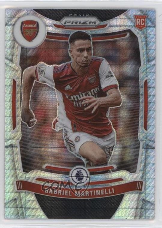2021-22 Panini Prizm Premier League Hyper Prizm Gabriel Martinelli #203 14mf