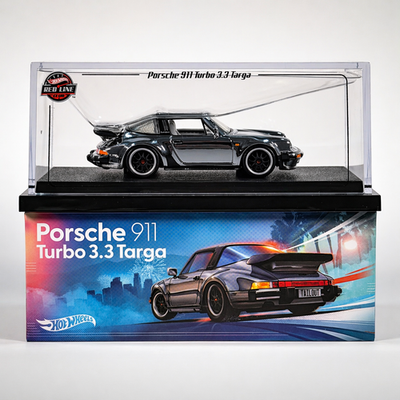 Hot Wheels RLC Exclusive 1988 Porsche 911 Targa Turbo CHASE Silver
