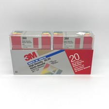 Vintage 3M Deadstock 3.5" Diskettes Sealed New 20 Pack IBM Formatted HD
