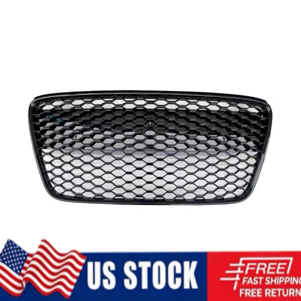 Audi R8 2007-2013 Front Upper Bumper grille Black