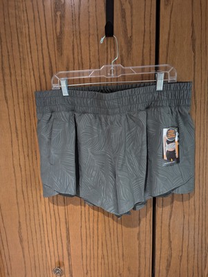 NWT Avia XL Green Bike Liner Shorts Zippered Pocket