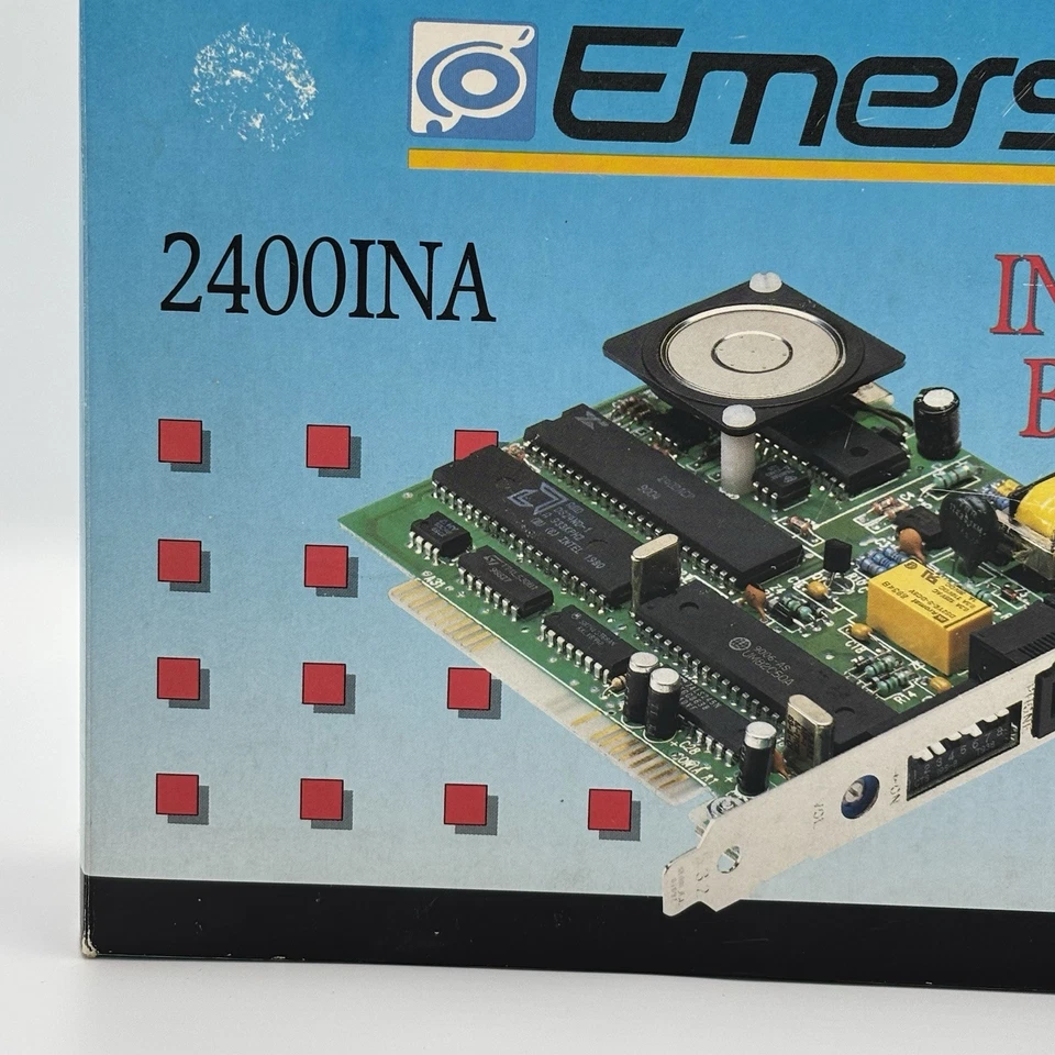 1990 VTG Emerson Internal 2400 Baud Modem 2400INA Baud Hayes Compatible - Image 2 of 4