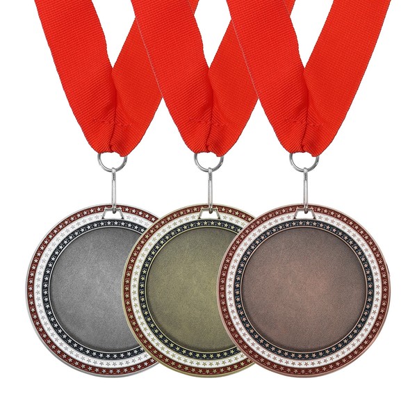 3 StüCk Auszeichnungsmedaillen, 1., 2. Und 3. Platz Medaillen, Mehrfarbig-image
