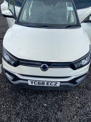 Heckstossstange Verstärkung 2018 SsangYong Tivoli White