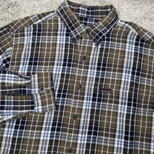VTG Chaps Ralph Lauren Shirt Men's Large Plaid Button Down Long Sleeve 90's EUC