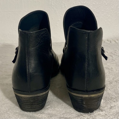Sam Edelman Palmer Black Leather Ankle Booties Women’s Size 8 - Picture 5 of 11